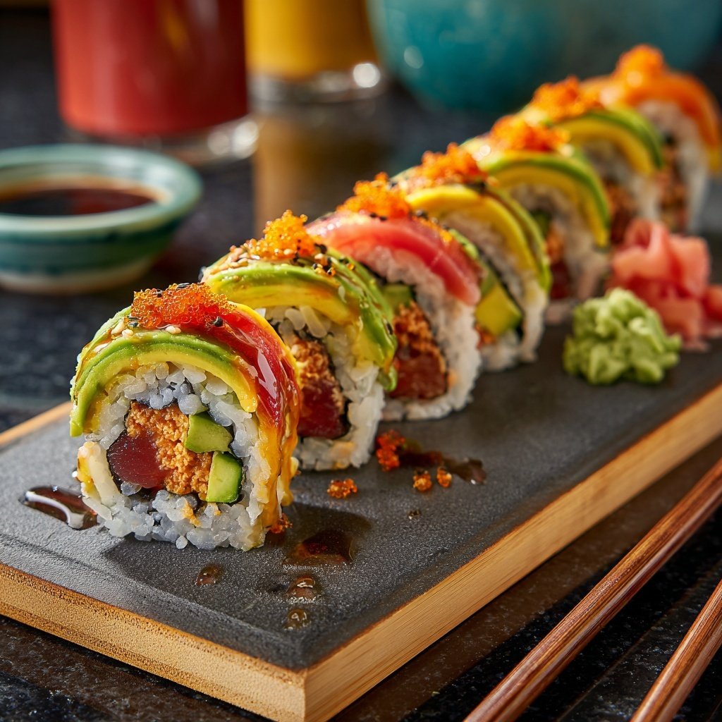 Global Japanese Sushi Rolls