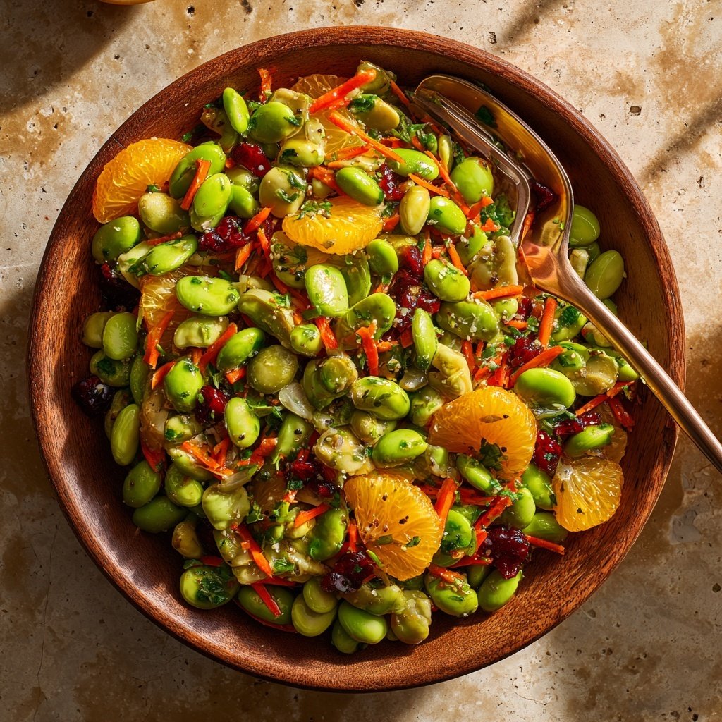 Zesty Citrus Edamame Salad