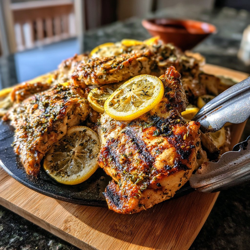 Grilled Lemon Herb Chicken