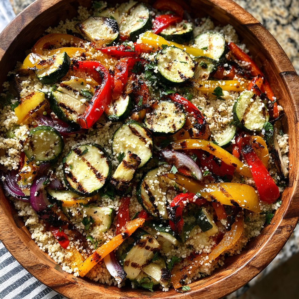 Grilled Vegetable Couscous Salad
