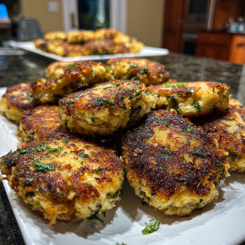 Zesty Caper Salmon Cakes