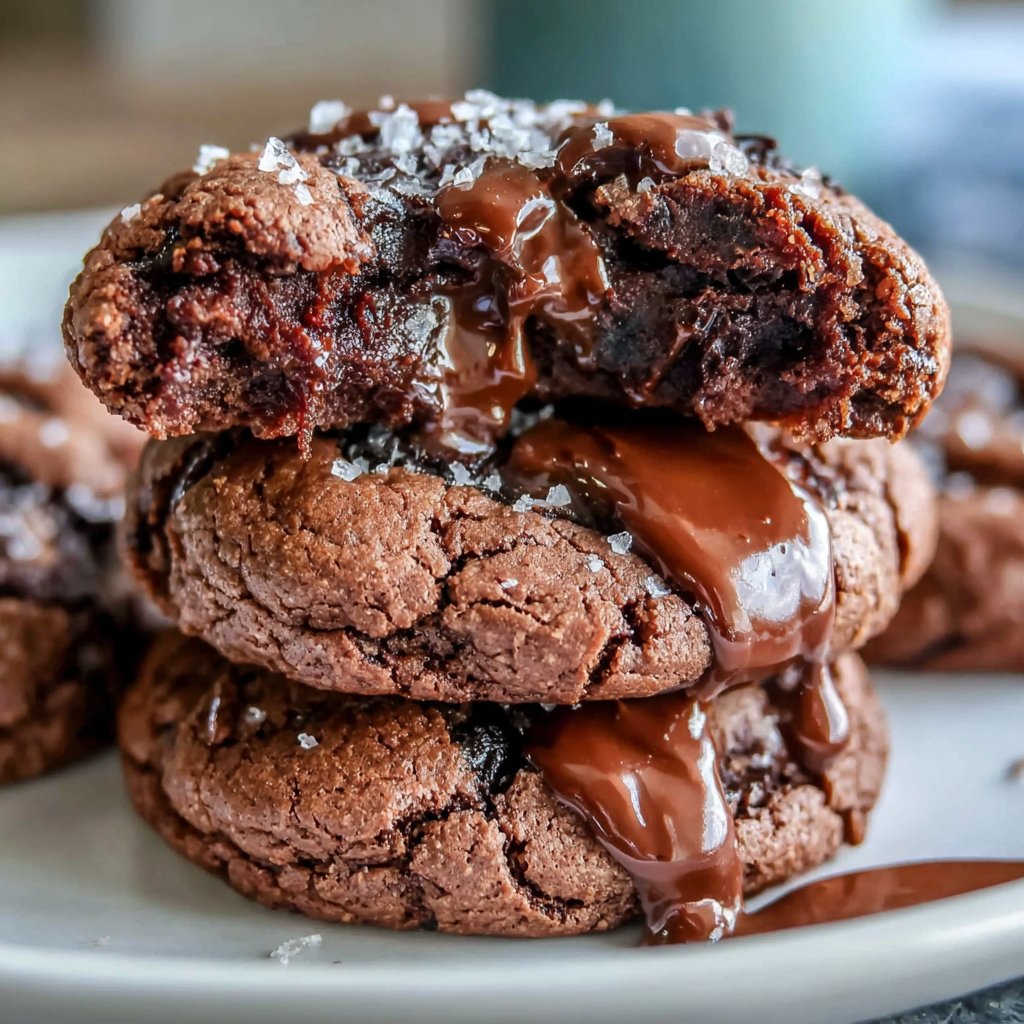 Nutella Swirled Brownie Cookies